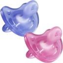 Chicco Physio Soft Soother 6-16m 2 x 2pk Girl No Colour