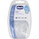 Chicco Physio Soft Soother 6-16m 2 x 2pk Girl No Colour