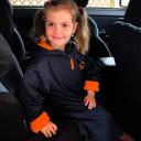 Children's Swim Parka | Sustainable Kids Swimming Parkas | Aquadash Orange / 6