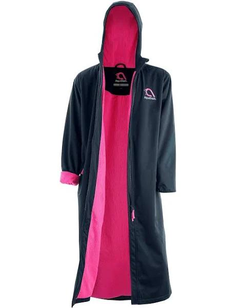 Children's Swim Parka | Sustainable Kids Swimming Parkas | AQUADASH Pink / 8