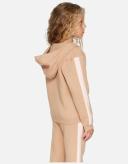 Chloé Kids - Branded Zip-Up Hoodie Beige - 6 Years