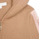 Chloé Kids - Branded Zip-Up Hoodie Beige - 6 Years