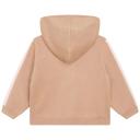 Chloé Kids - Branded Zip-Up Hoodie Beige - 6 Years