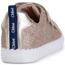 Chloé Kids - Gold Glitter Sneakers - 34 (UK 2)