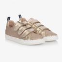Chloé Kids - Gold Glitter Sneakers - 38 (UK 5)