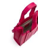 Chloé - Mini Woody tote bag - women - Calf Leather/Linen/Flax - One Size - Pink
