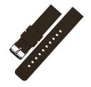 Chocolate Brown Watch Band / Strap | Soft Silicone | Barton