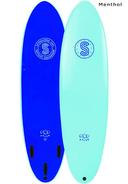Chop Stick 6'0" (Blue Colourways) Neon Blue Deck / Fluro Red Slick