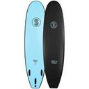 Chop Stick 6'0" (Blue Colourways) Neon Blue Deck / Fluro Red Slick