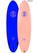 Chop Stick 6'0" (Blue Colourways) Neon Blue Deck / Fluro Red Slick
