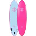 Chop Stick 6'0" (Blue Colourways) Neon Blue Deck / Fluro Red Slick