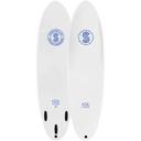 Chop Stick 6'0" (Blue Colourways) Neon Blue Deck / Fluro Red Slick