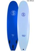 Chop Stick 6'0" (Blue Colourways) Neon Blue Deck / Fluro Red Slick