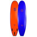 Chop Stick 7'6" (Blue Colourways) Neon Blue Deck / Fluro Red Slick
