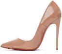 Christian Louboutin Beige Patent So Kate 120 Heels