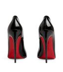 Christian Louboutin So Kate 120 Black Patent Leather - Women Shoes