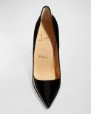 Christian Louboutin So Kate 120 Black Patent Leather - Women Shoes