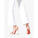 Christian Louboutin So Kate 120 Nude Patent Leather - Women Shoes