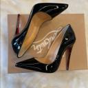 Christian Louboutin - So Kate 120 Patent Leather Pumps - Womens - Black