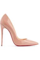 Christian Louboutin So Kate Patent Pumps 120 - Nude - 36