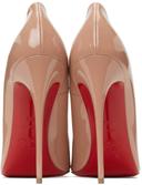 Christian Louboutin So Kate Patent Pumps 120 - Nude - 40.5