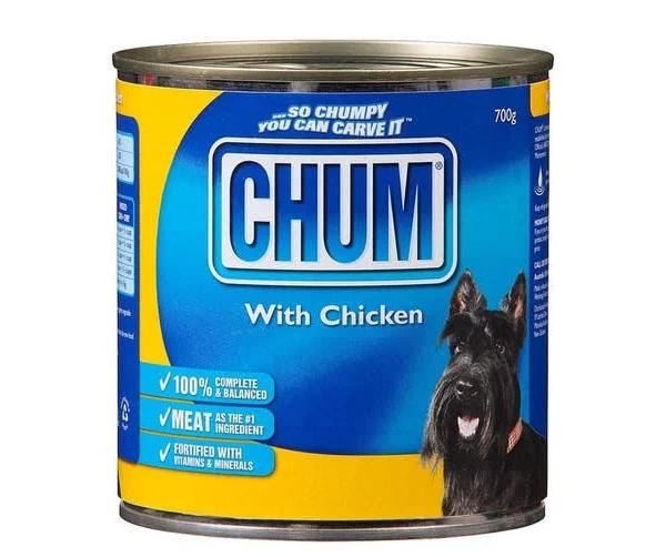 Chum Adult Dog Food Chicken 700g