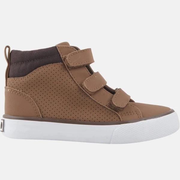 Ciao Mitch Hi Top Sneakers in Brown Tan 08