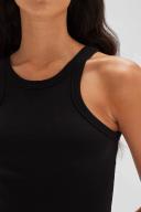 Ciel Rib Tank - Black, 6