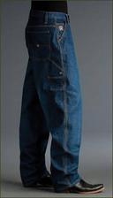 Cinch Men's Blue Label Carpenter Loose-Fit Jean - Blue
