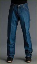 Cinch Men's Blue Label Carpenter Loose-Fit Jean - Blue