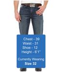 Cinch Men's Silver Label Slim-Fit Jean, Indigo, One Size
