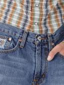 Cinch Men's White Label Relaxed Fit Jean, Light Stone Wash, 28W x 38L