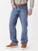 Cinch Men's White Label Relaxed Fit Jean, Light Stone Wash, 28W x 38L