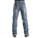 Cinch Men's White Label Relaxed Fit Jean, Medium Stone Wash, 32W x 38L