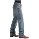 Cinch Men's White Label Relaxed Fit Jean, Medium Stone Wash, 32W x 38L