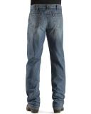 Cinch Men's White Label Relaxed Fit Jean, Medium Stone Wash, 35W x 36L
