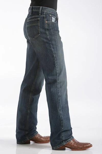 Cinch Relaxed Fit White Label Jean - Dark Stonewash Dark Stonewash / 32L / 44