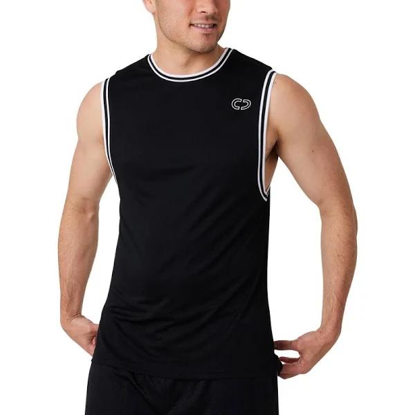 Circuit Men's Basketball Tank - Black - Size Small