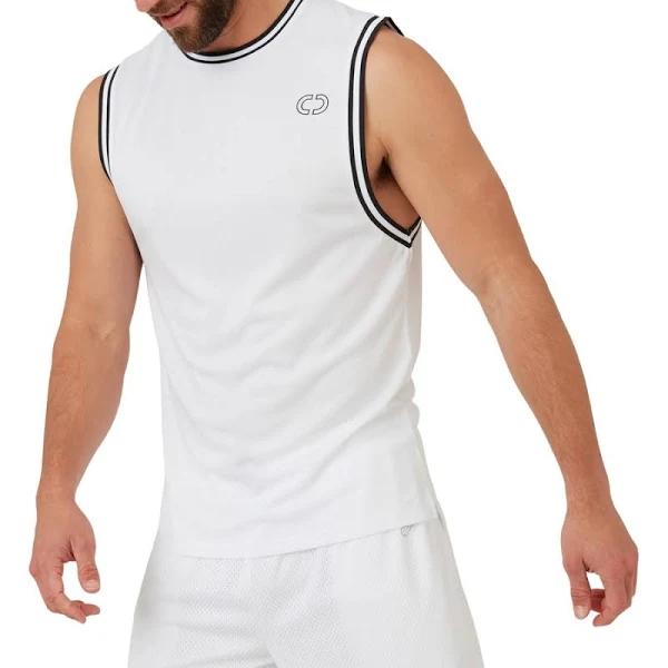 Circuit Men's Basketball Tank - White - Size XL