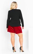 City Chic Women's Plus Blazer Black Madison Peplum Blazer 20