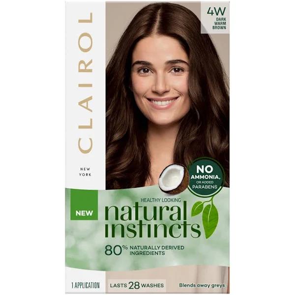 Clairol Natural Instincts 4W Dark Warm Brown