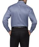 Classic Relaxed Fit Shirt Herringbone Classic Relaxed Fit Blue