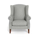 Classic Wing Fabric Armchair Grey by Freedom