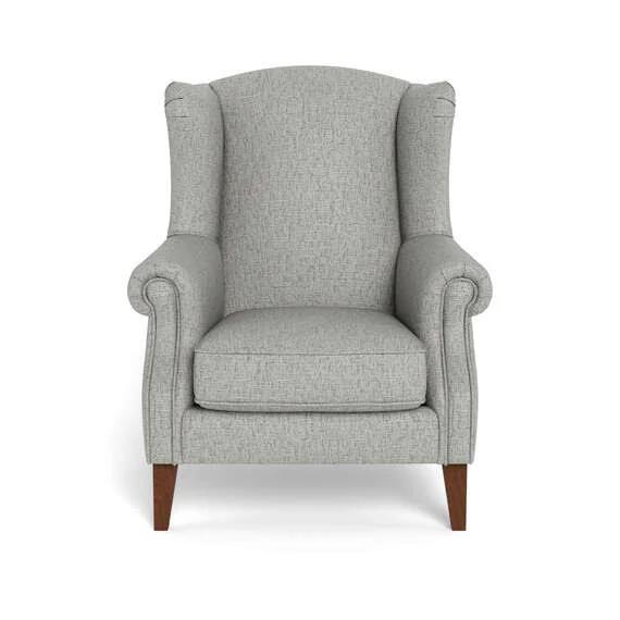 Classic Wing Fabric Armchair Grey by Freedom