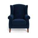 Classic Wing Velvet Armchair Ink by Freedom