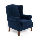 Classic Wing Velvet Armchair Ink by Freedom