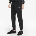Classics Cuffed Men's Sweatpants in Black, Size 2XL, Cotton/Elastane by Puma