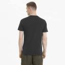 Classics Men's Logo T-Shirt in Black, Size Large, Cotton/Polyester by Puma