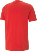 Classics Men's Logo T-Shirt in High Risk Red, Size Large, Cotton/Polyester by Puma