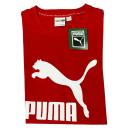Classics Men's Logo T-Shirt in High Risk Red, Size Small, Cotton/Polyester by Puma
